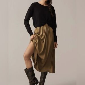Anthropologie The Gemini Twofer Sweater + Dress Set